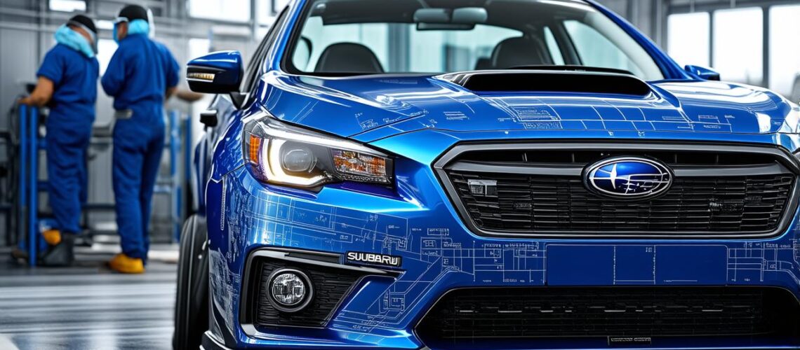 Which car manufacturer produces Subaru vehicles?